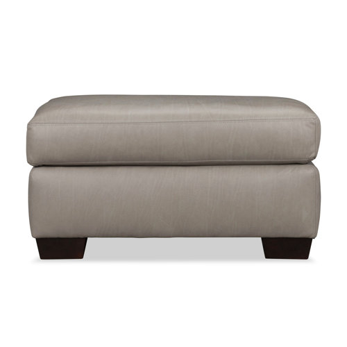 Birch Lane™ Taylor Leather Ottoman Wayfair